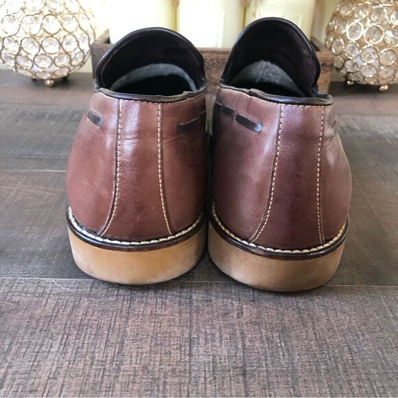 Donald Pliner Leather Loafers - Picture 3 of 9